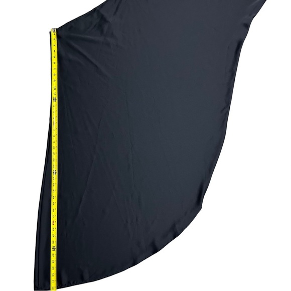 RENEE C. One Shoulder Satin Midi Dress SZ Large Elegance NWT Retail $206.00 - Picture 5 of 7